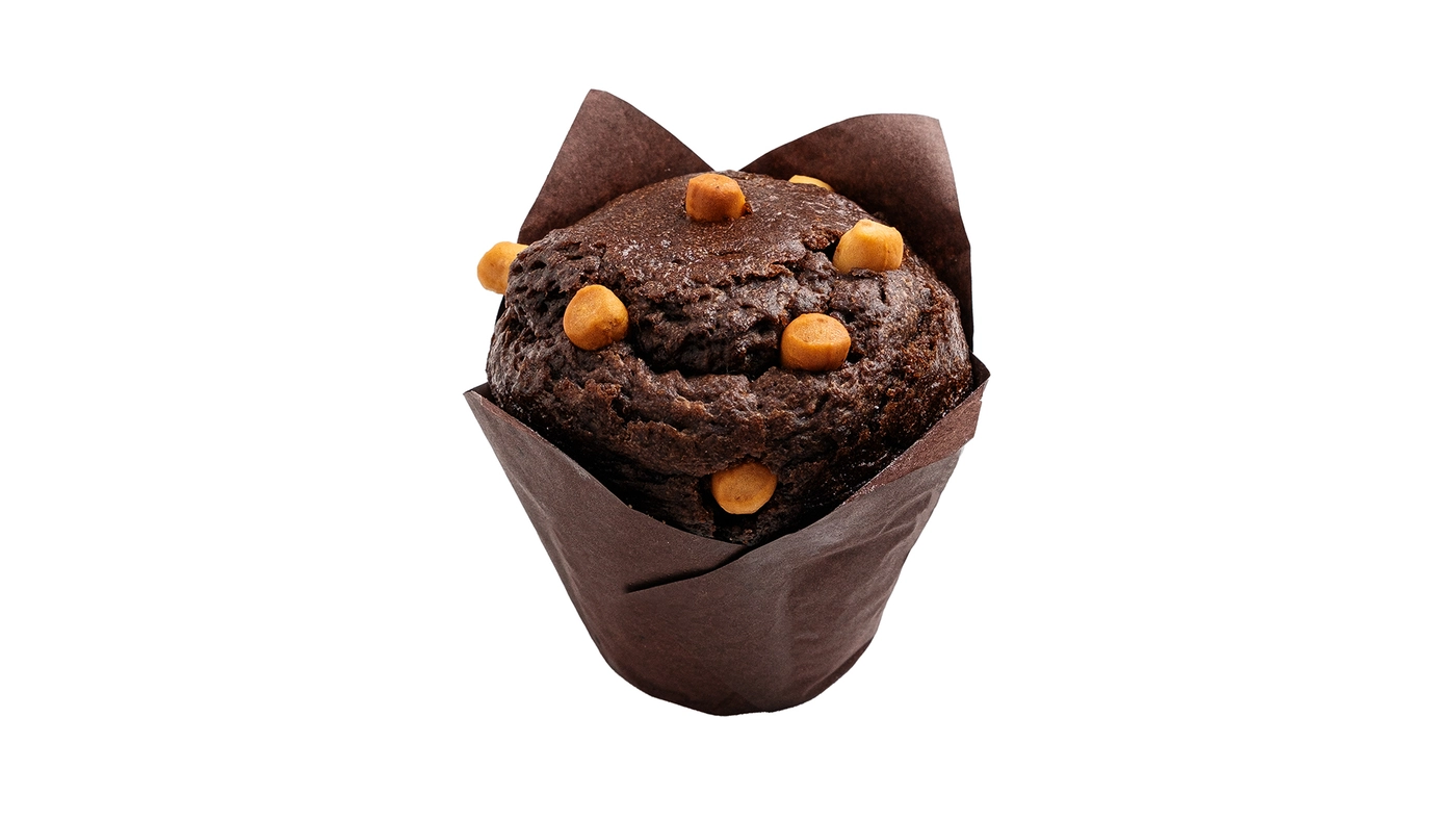 La Boulangerie Triple Chocolate Tulip Muffin