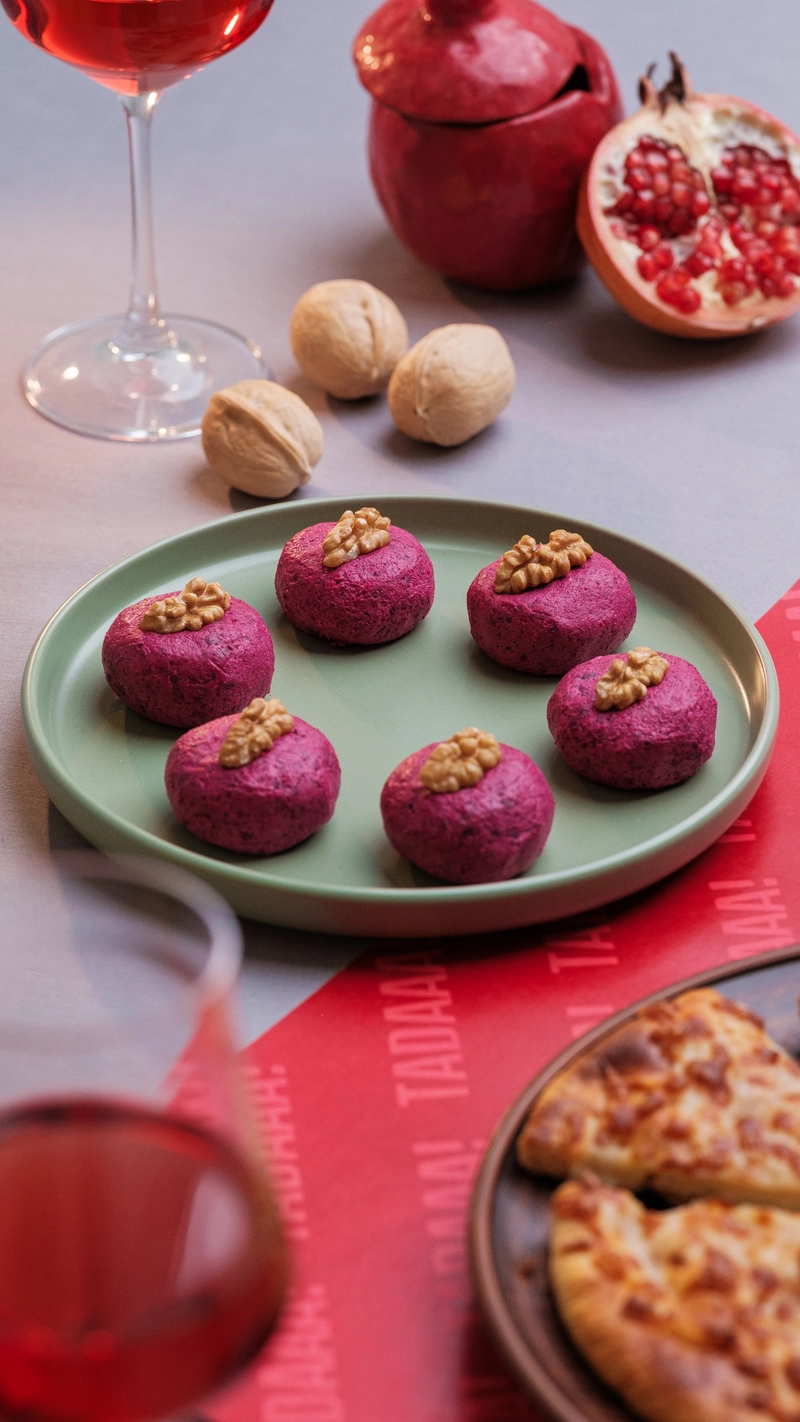 Beetroot Pkhali