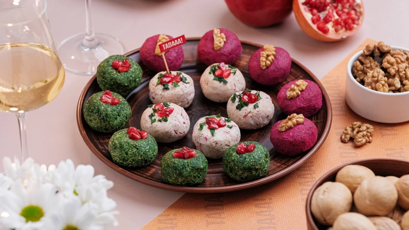 Selection of 15 Traditional Georgian Pkhali 