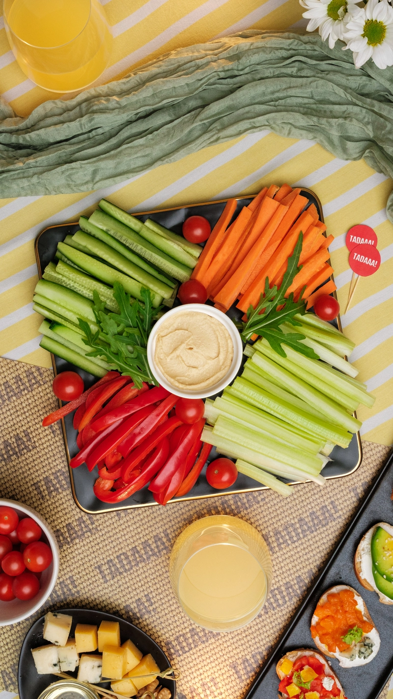 Crudités and Dip Platter