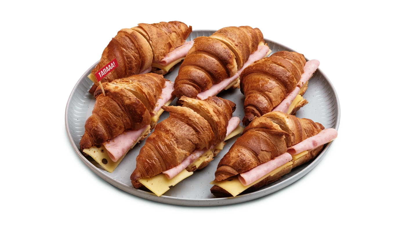 Ham & Cheese Croissant Sharer 12pc