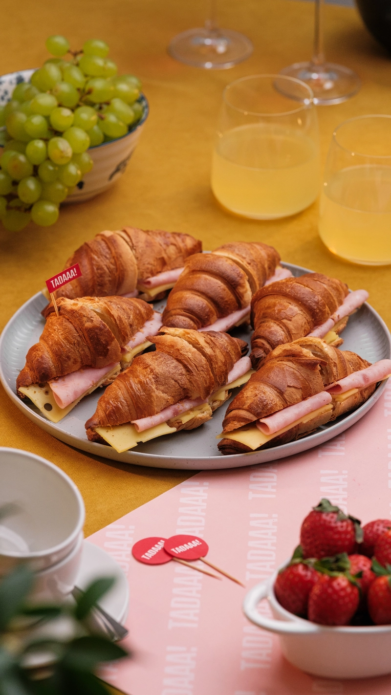 Ham & Cheese Croissant Sharer 12pc