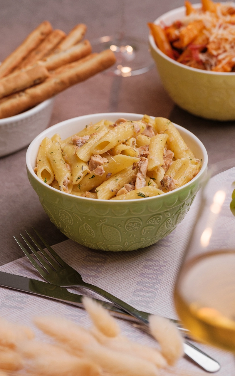 Creamy Salmon Penne
