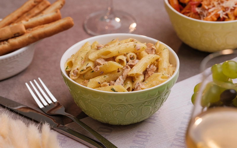 Creamy Salmon Penne