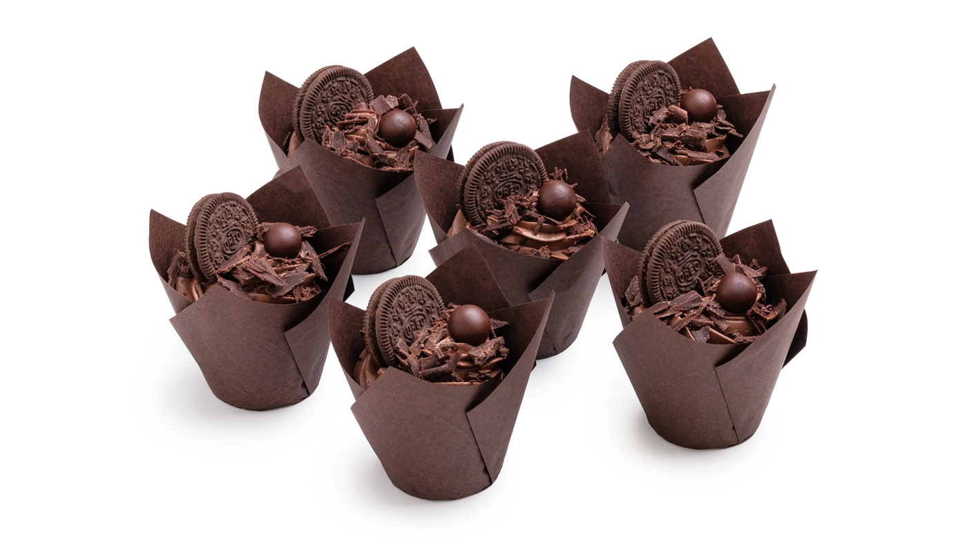 Oreo Chocolate Cupcakes – 6 pcs