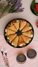Smoked Salmon & Cream Cheese Crêpes – 10 pcs