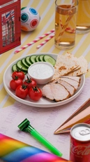 Kids Chicken & Veg Lunchbox with Tzatziki