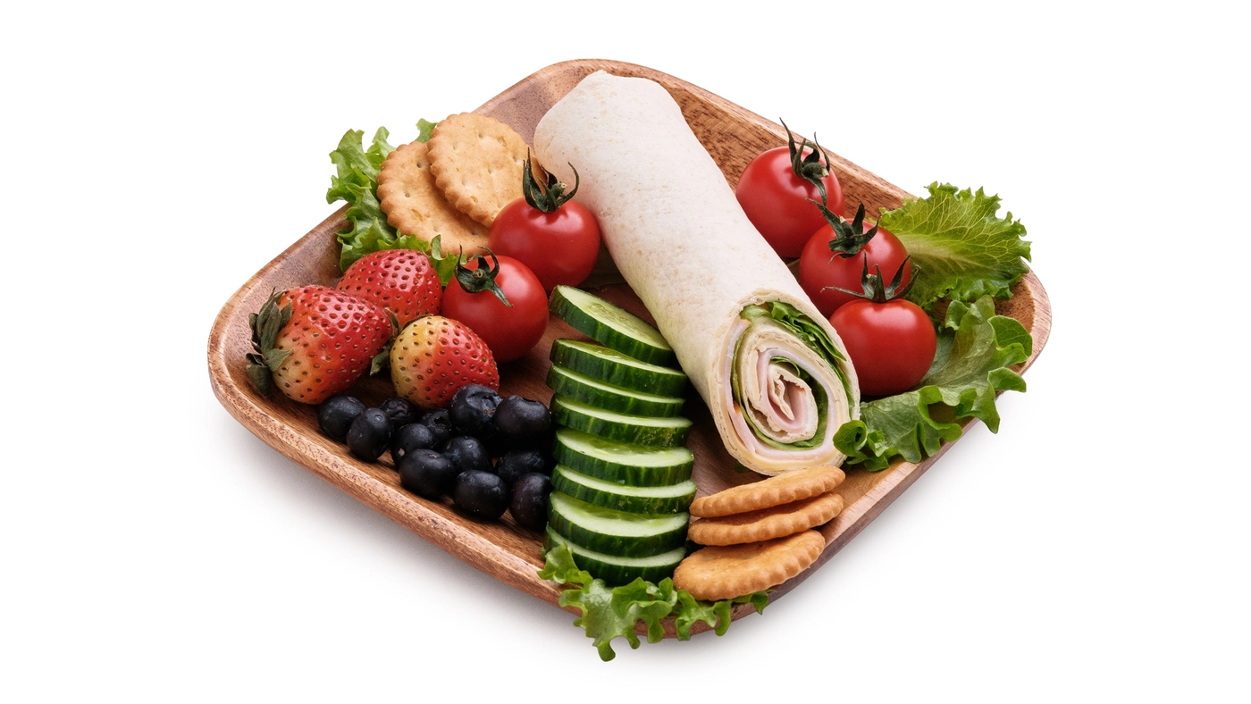 Kids Ham & Cheese Wrap Lunchbox