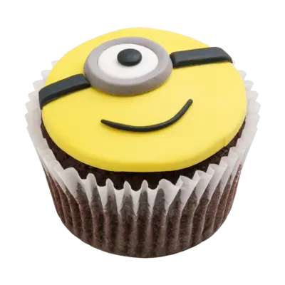 Minion Chocolate Cupcakes – 6 pcs