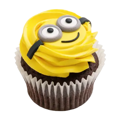 Minion Chocolate Cupcakes – 6 pcs