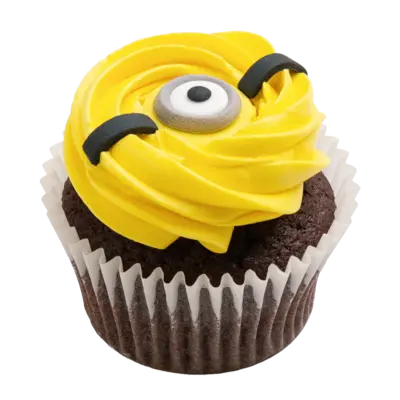 Minion Chocolate Cupcakes – 6 pcs