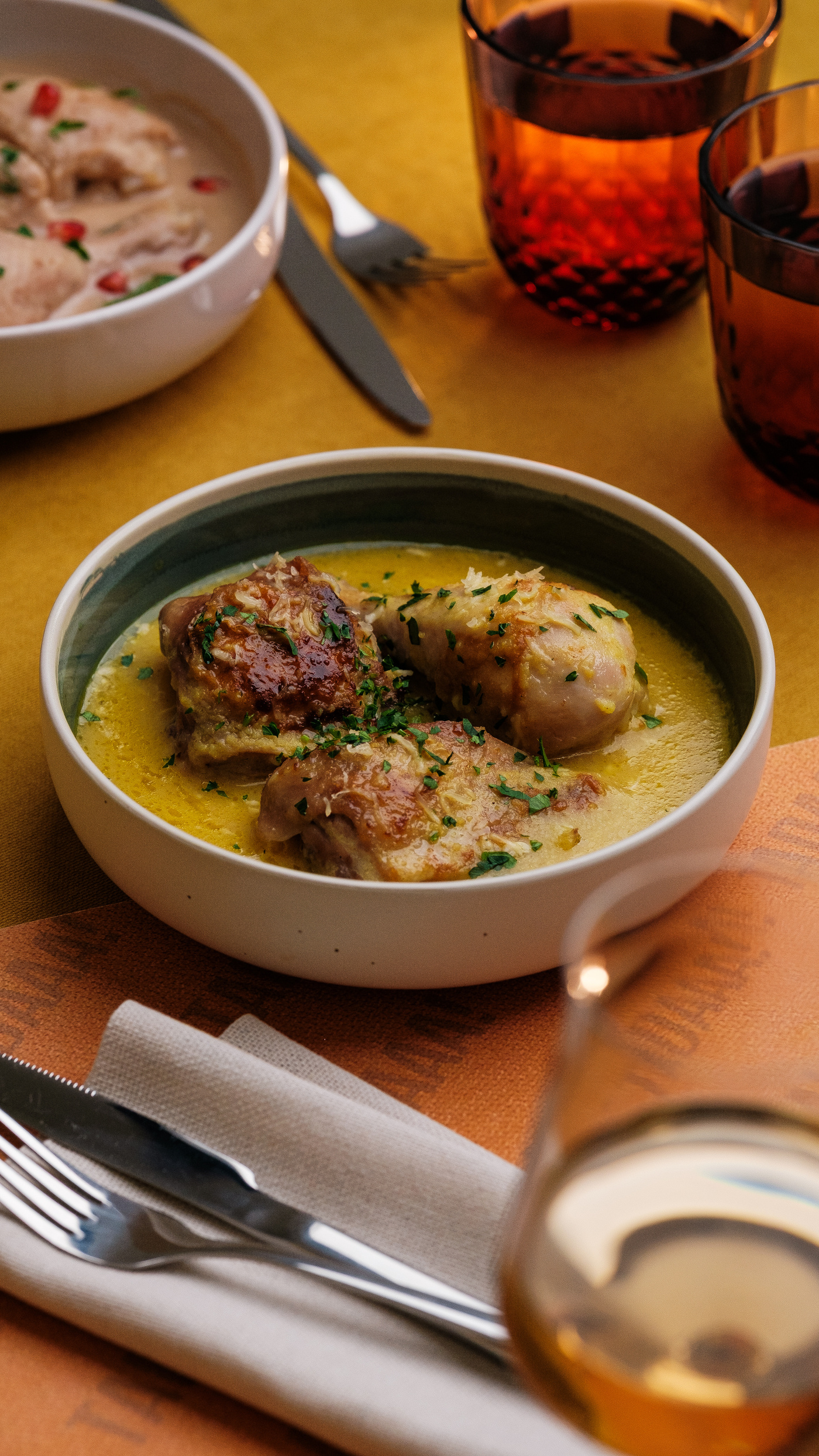 Shkmeruli – Chicken in Garlic and Cream Sauce