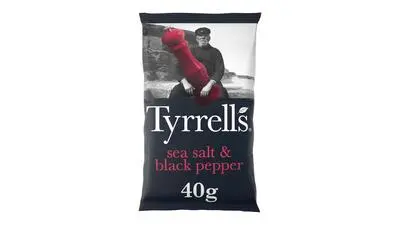 Tyrrell's Sea Salt & Black Pepper Crisps