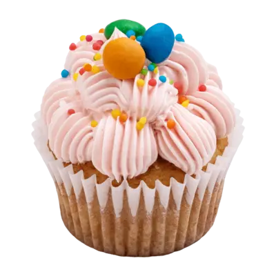 Confetti Vanilla Cupcakes – 6 pcs