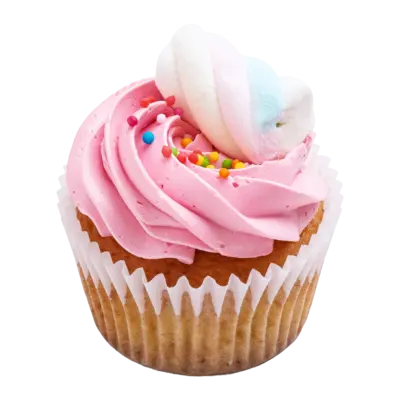 Marshmallow Cupcakes – 6 pcs