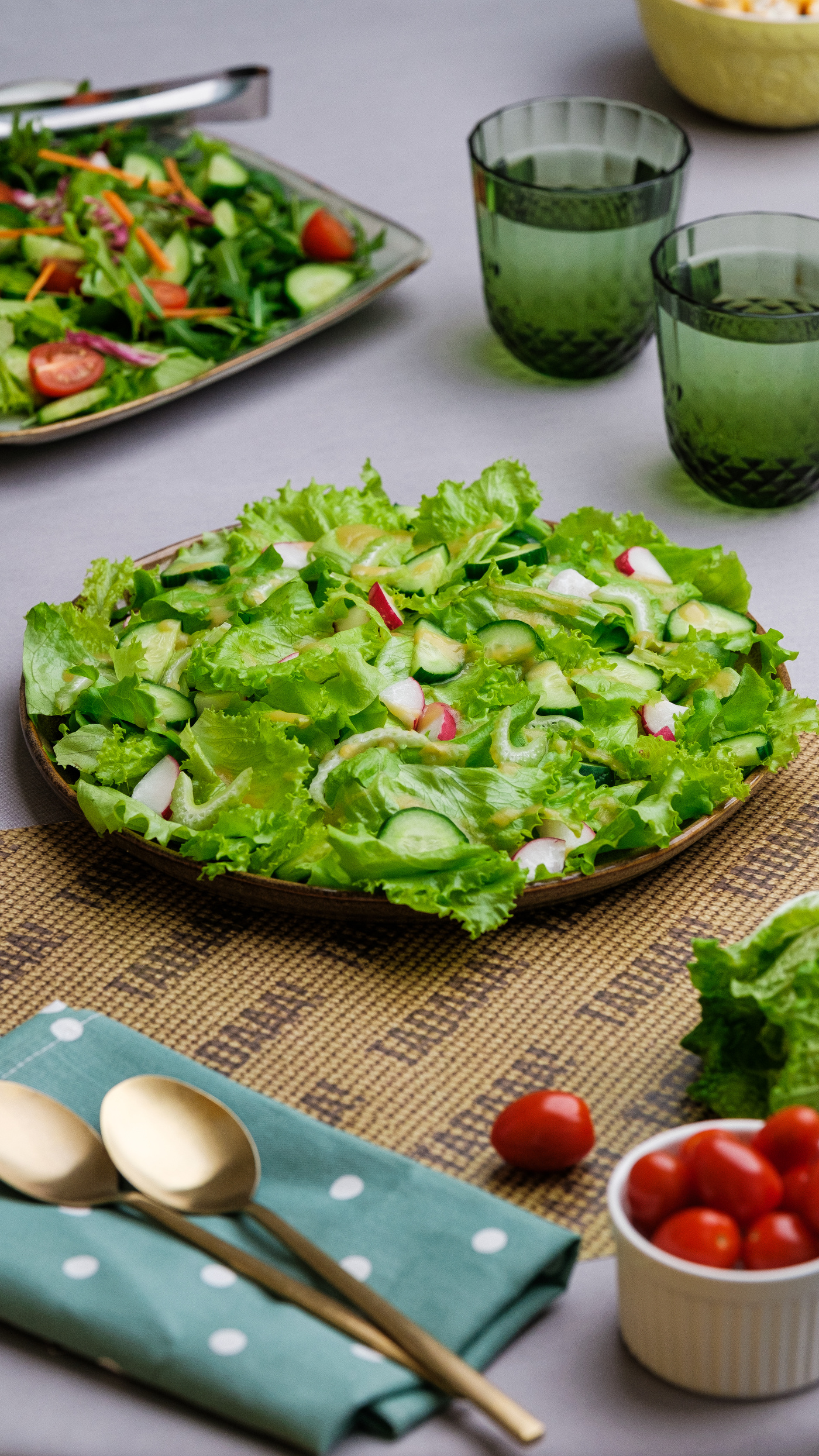 Garden Green Salad Bowl – Serves 4