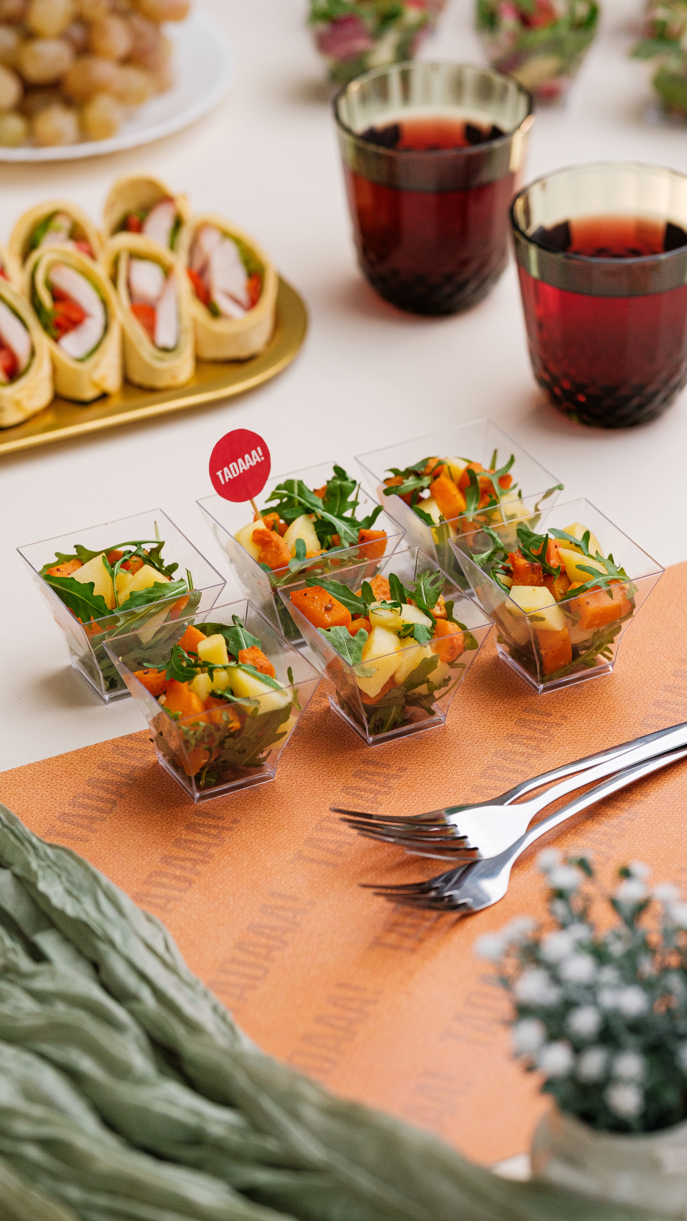 Harvest Roasted Squash & Potato Cups — 6 pcs