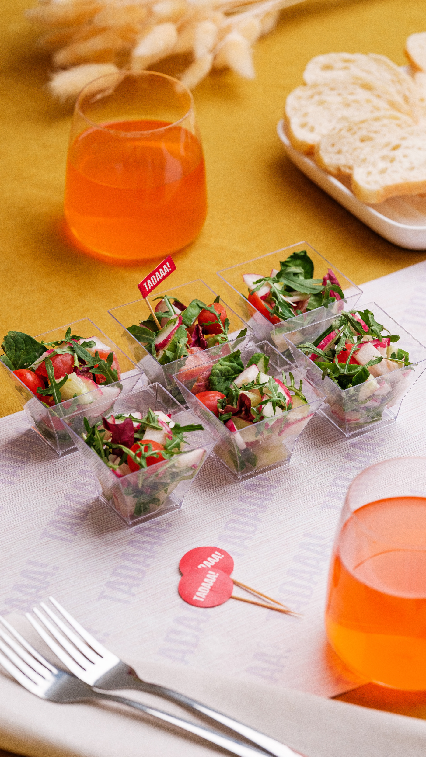Mediterranean Feta & Toasted Almond Cups — 6 pcs