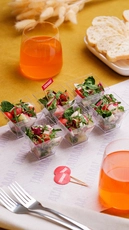 Mediterranean Feta & Toasted Almond Cups — 6 pcs