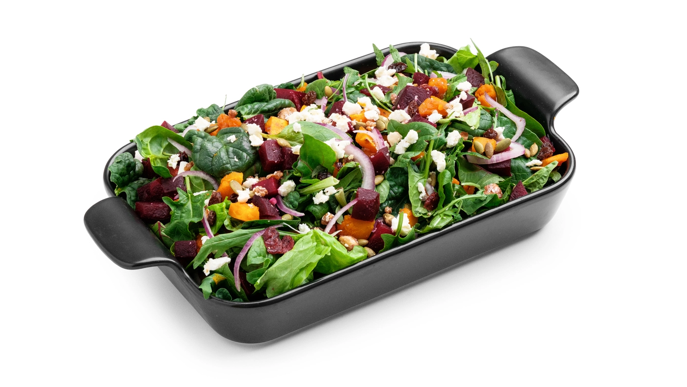 Roasted Squash and Beetroot Feta Salad Large Bowl