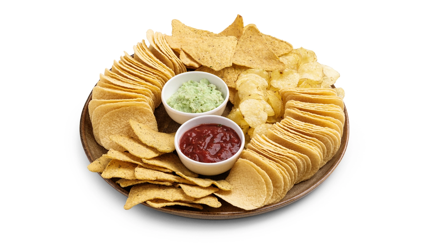 Crunchy Platter with Dipping Duo Large