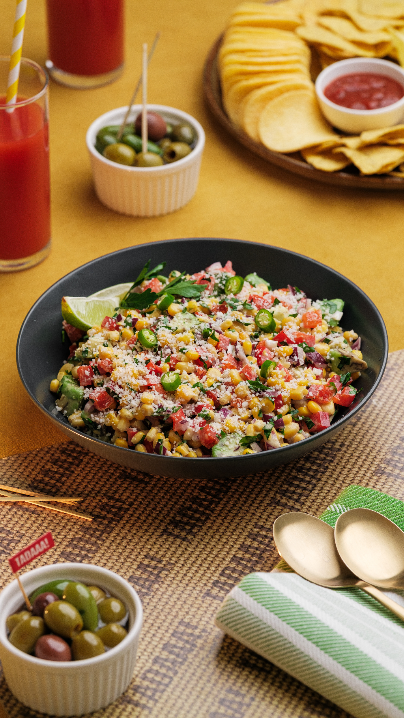 Mexican Street Corn Salad Bowl