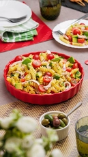 Sun-Kissed Chicken & Avocado Pasta Sharing Salad