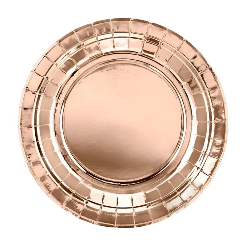 Small Rose Gold Plate