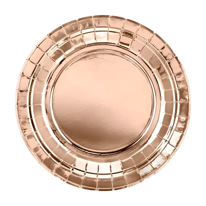 Small Rose Gold Plate