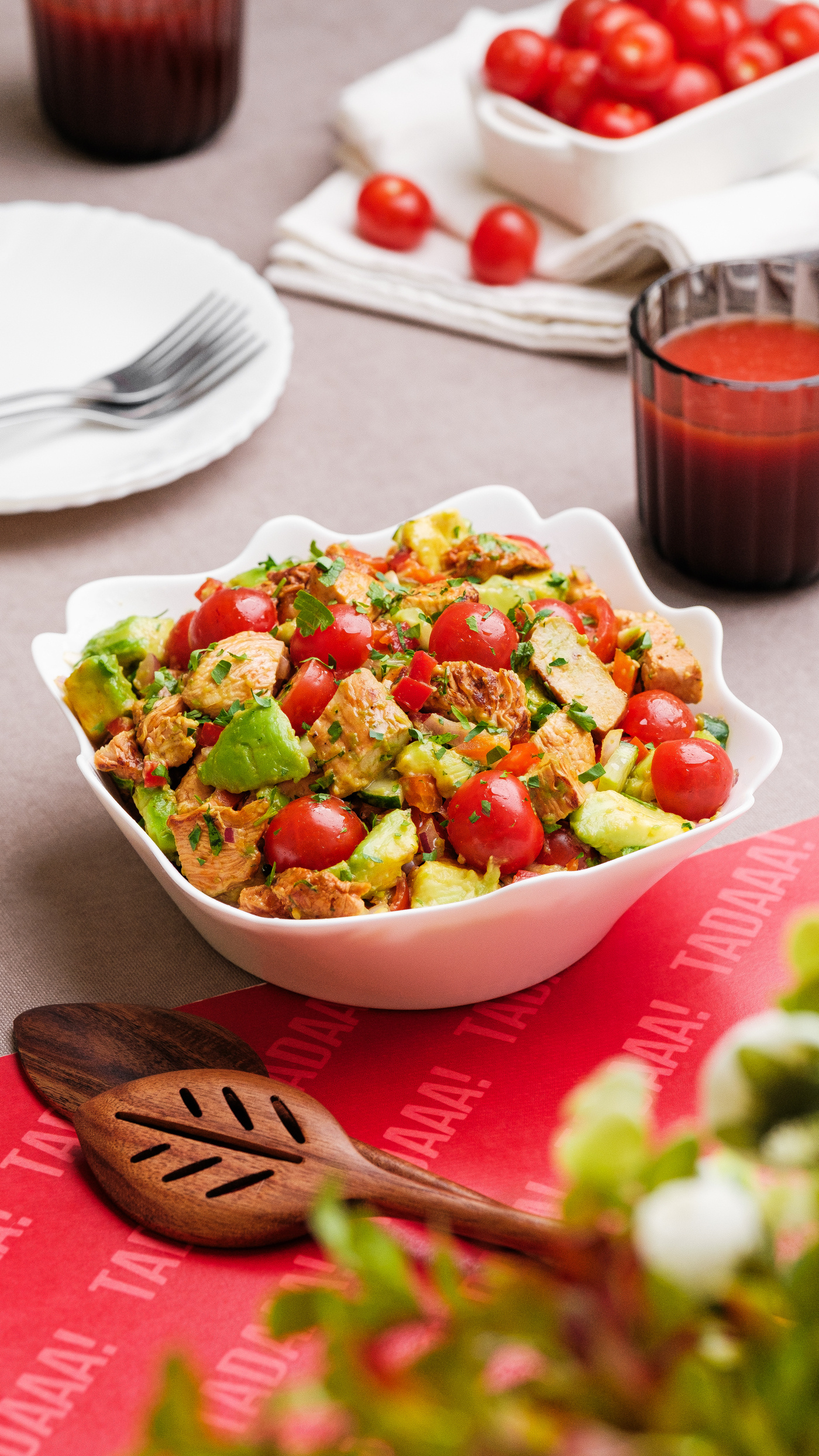 Zesty Chicken & Avocado Sharing Salad