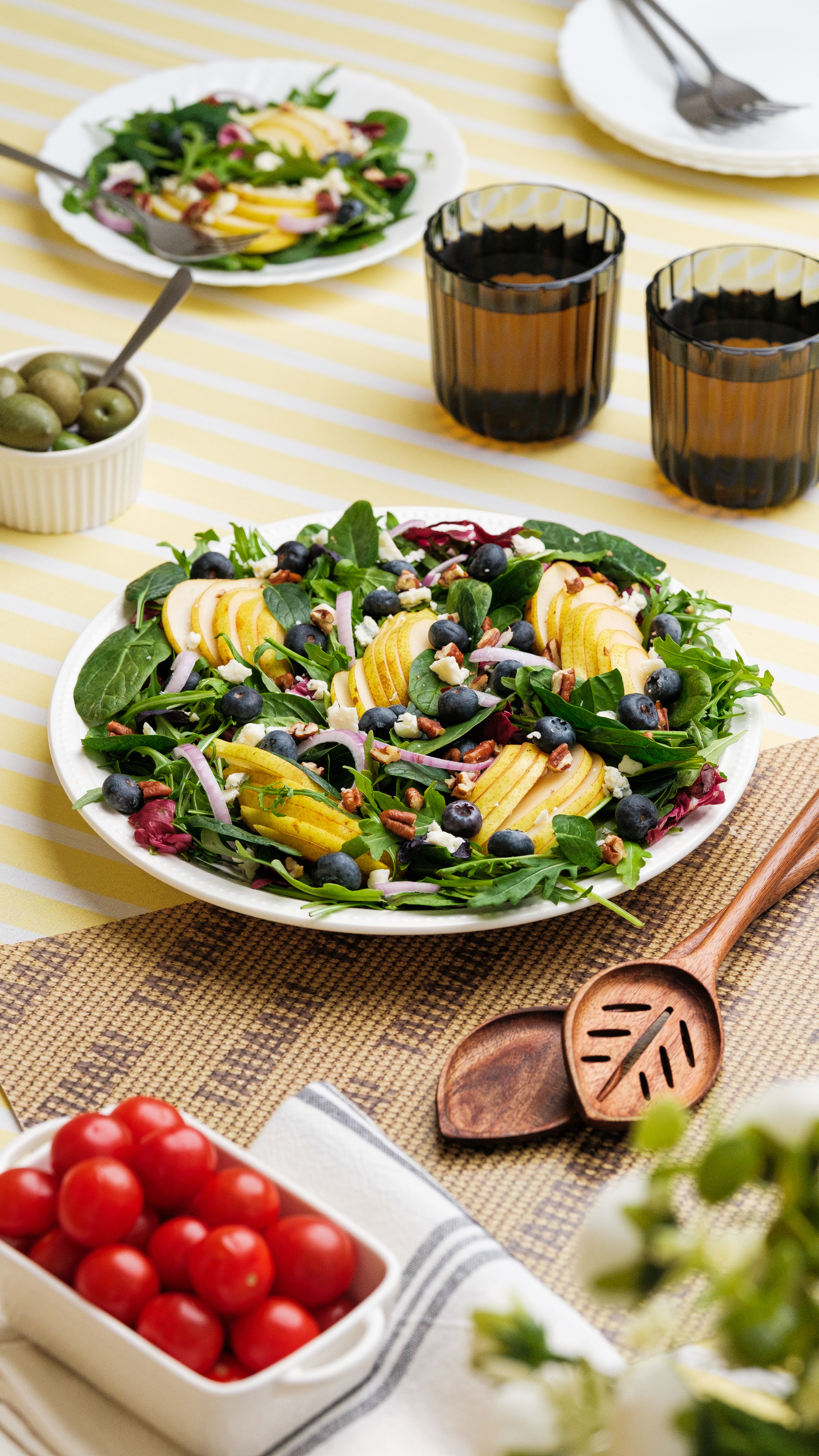 Autumn Harvest Pear & Blueberry Sharing Salad