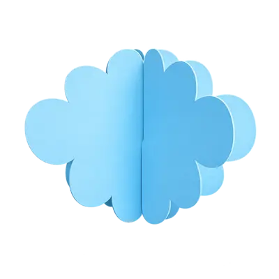 Cloud ceiling decor (paper/lanterns)