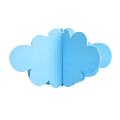 Cloud ceiling decor (paper/lanterns)