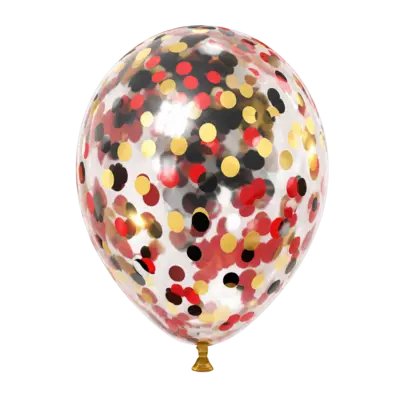 Black, Burgundy & Gold Balloon Set 35 pcs