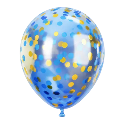 Yellow & Blue Balloon Set 35 pcs