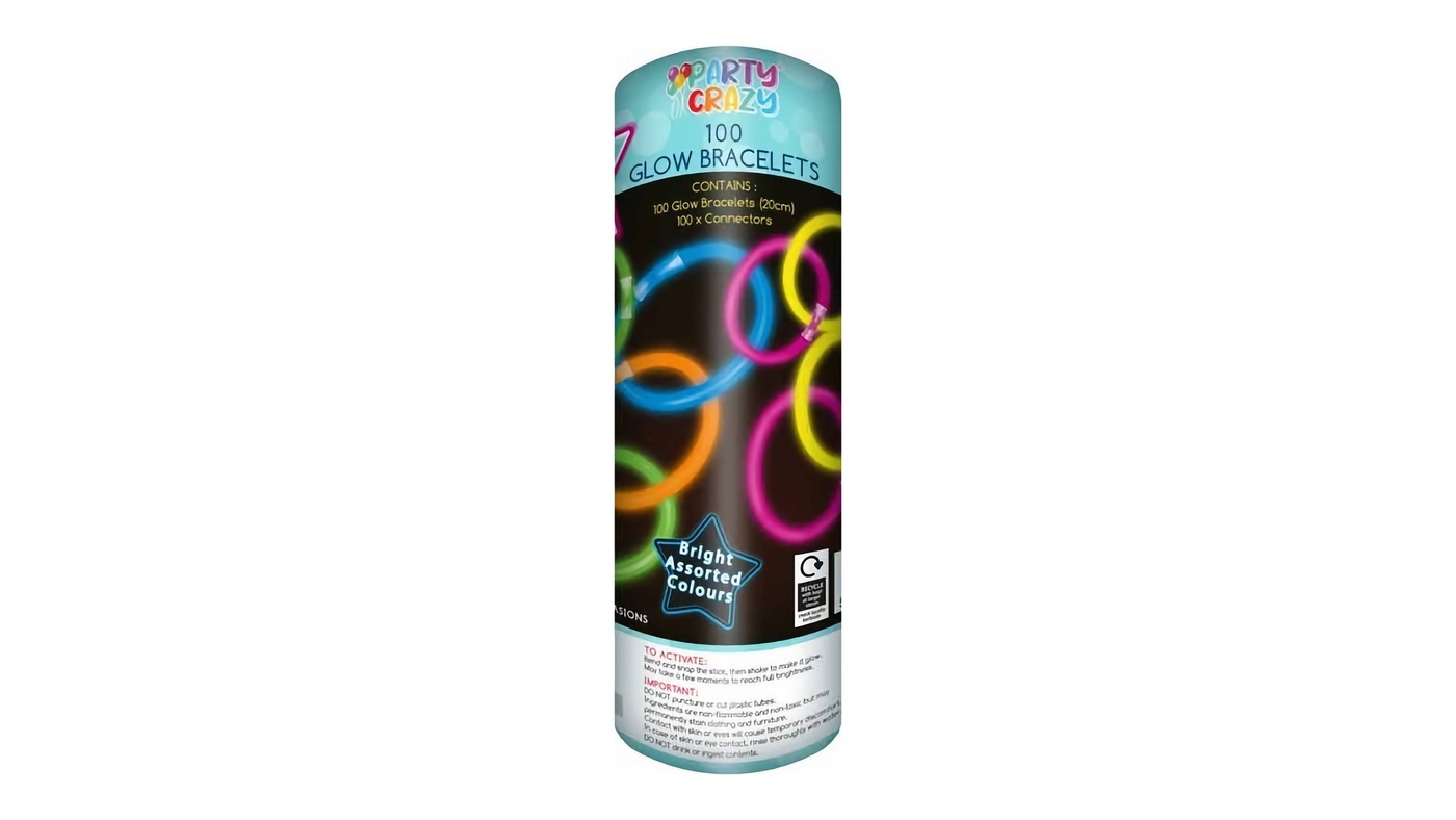 Neon Glow Bracelets. Pack of 100