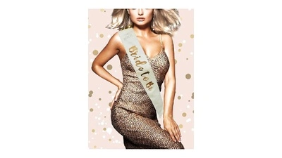 Rose Gold Bride To Be Sash