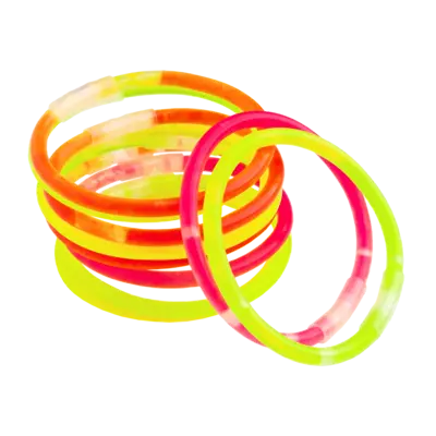 Neon Glow Bracelets. Pack of 100