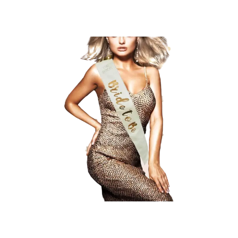 Rose Gold Bride To Be Sash