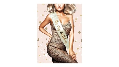 Rose Gold Birthday Sash