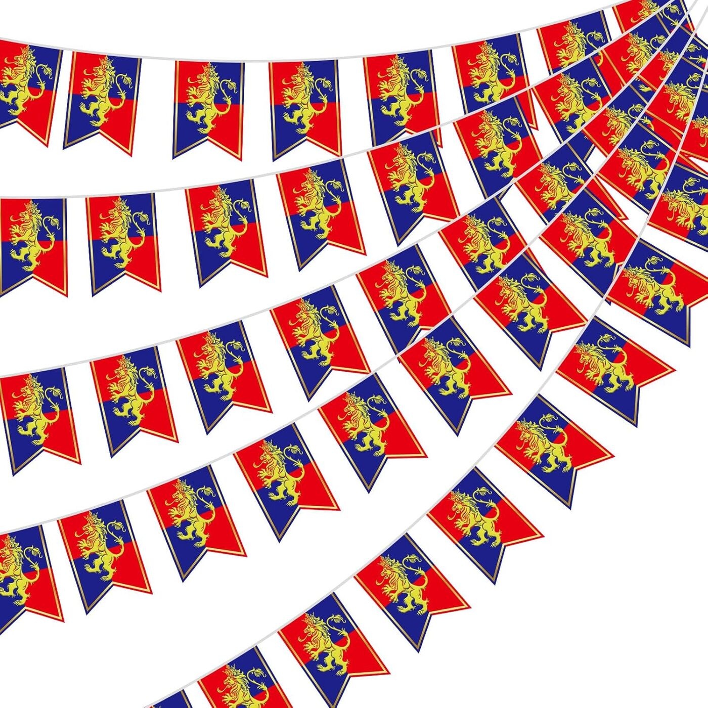 Medieval Knight Bunting Banners 5 pcs