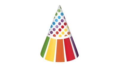 Rainbow Party Hats