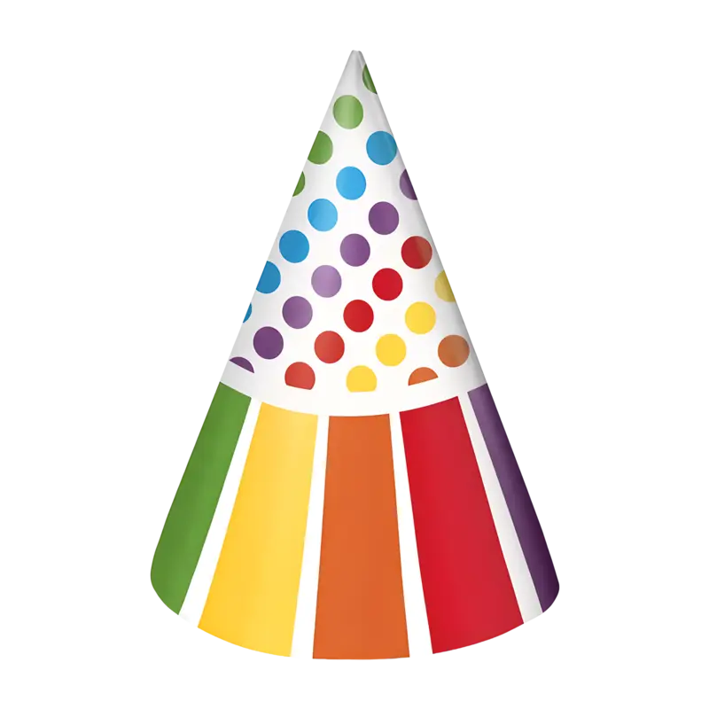 Rainbow Party Hats