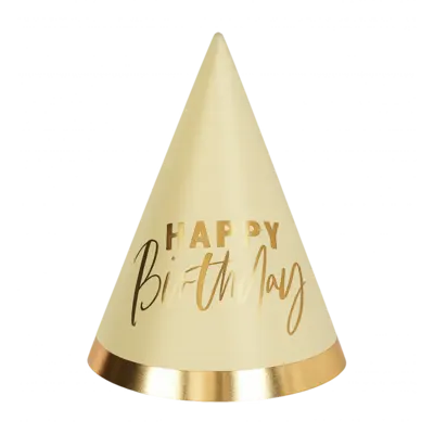 Gold and Pastel Birthday Hats Pack
