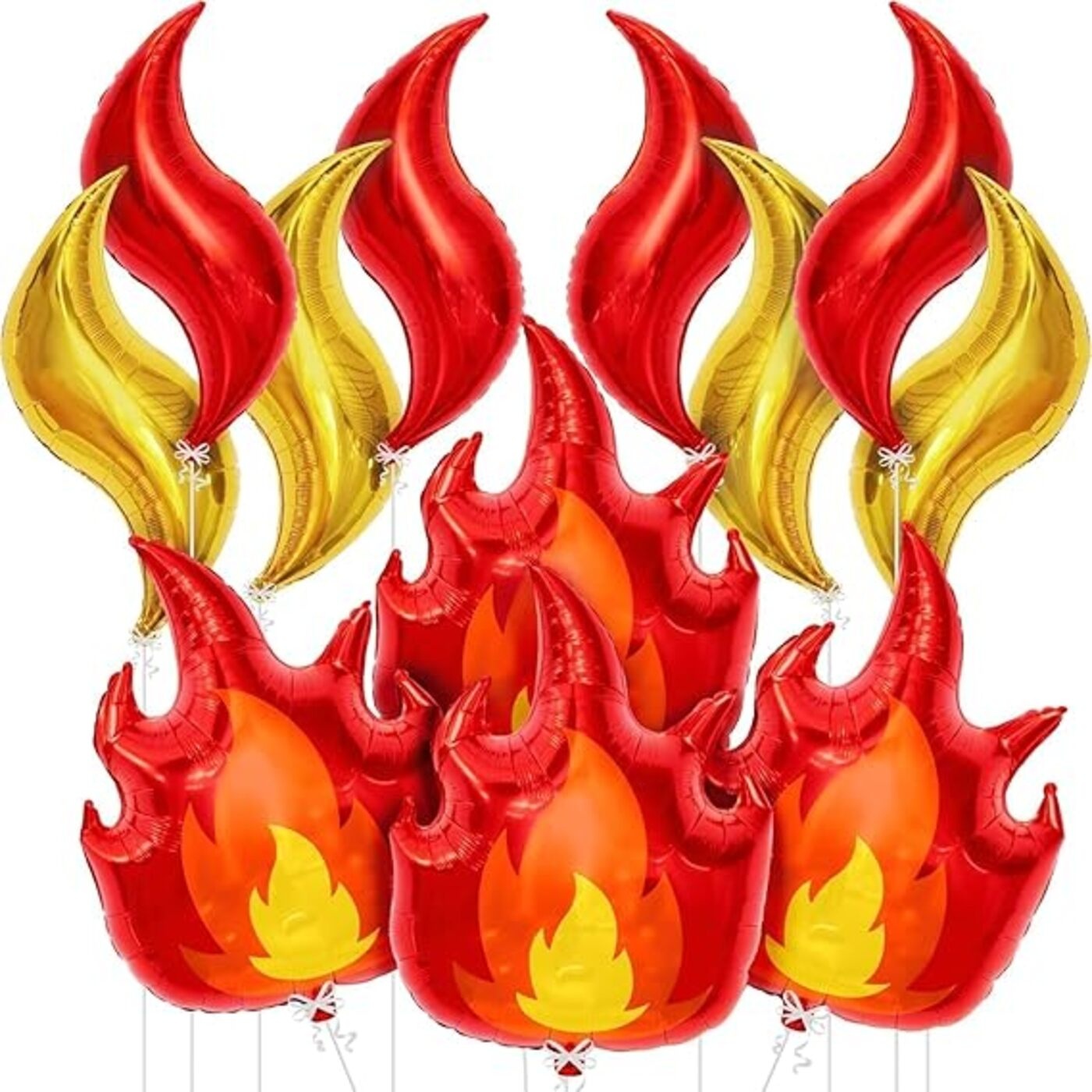 Flame Balloons 16 pcs