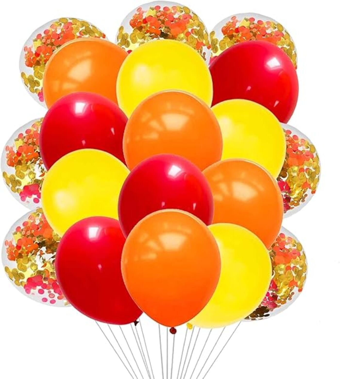 Firefighter Confetti Balloons 50 pcs