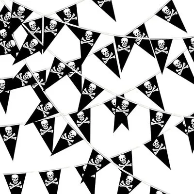 Pirate Banner Skull Flags 38 pcs