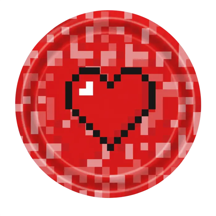 Gaming Paper Plates 7 Inch 40 pcs
