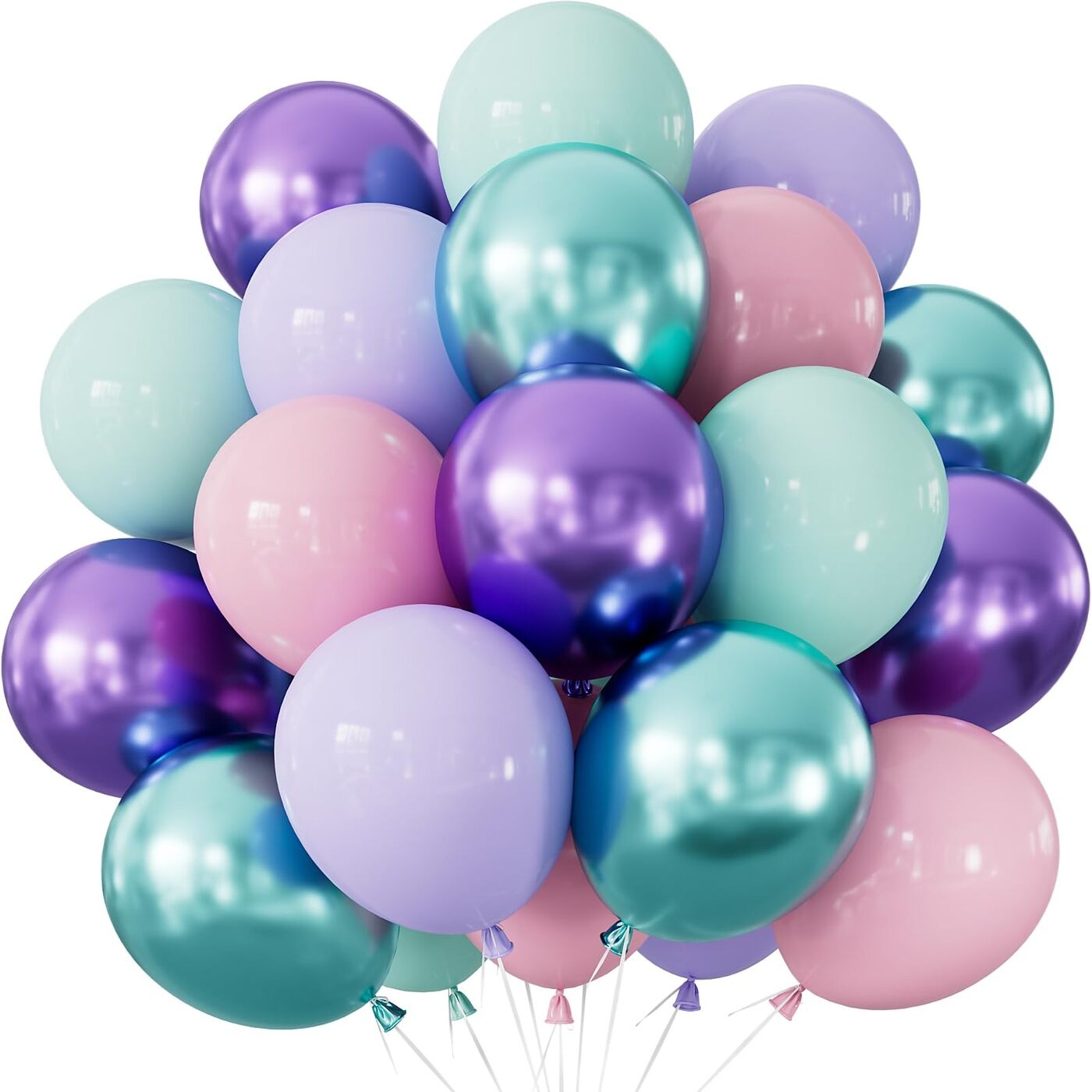 Mermaid Party Balloons 50 pcs