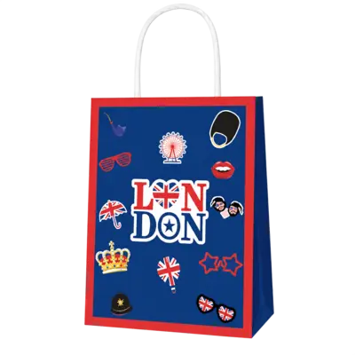 London Paper Gift Bags 8 pcs